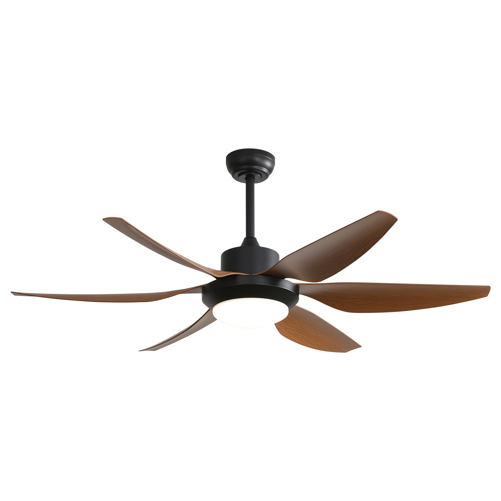 54″ Modern ABS Ceiling Fan With Light Remote Control