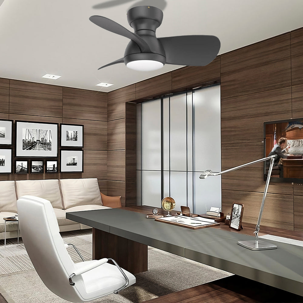 23″ Low Profile Flush Mount Ceiling Fan