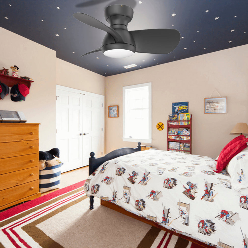 23″ Low Profile Flush Mount Ceiling Fan