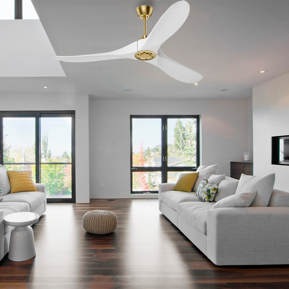 60″ White ABS Blade Ceiling Fan