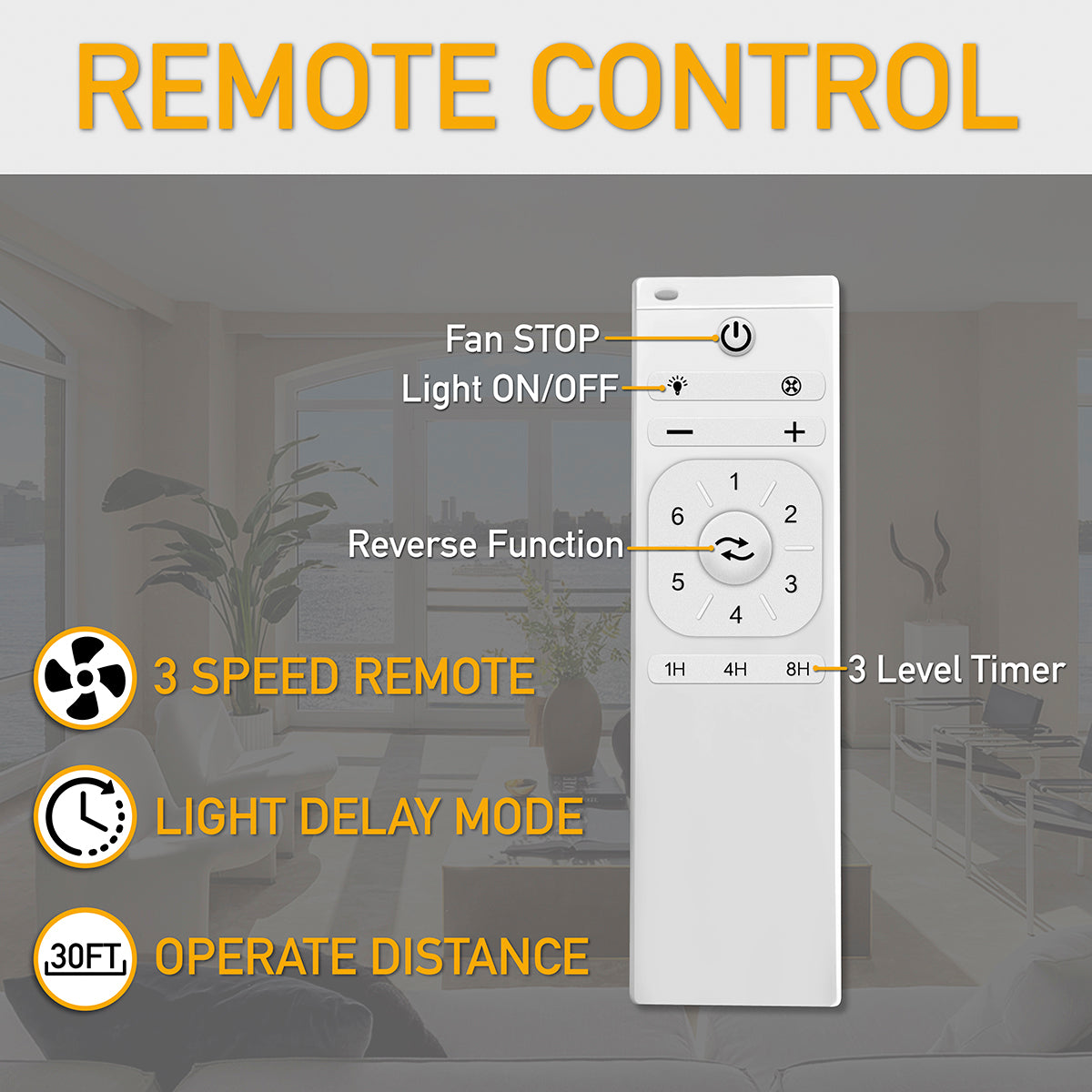 101Bulb Ceiling Fan Remote Control