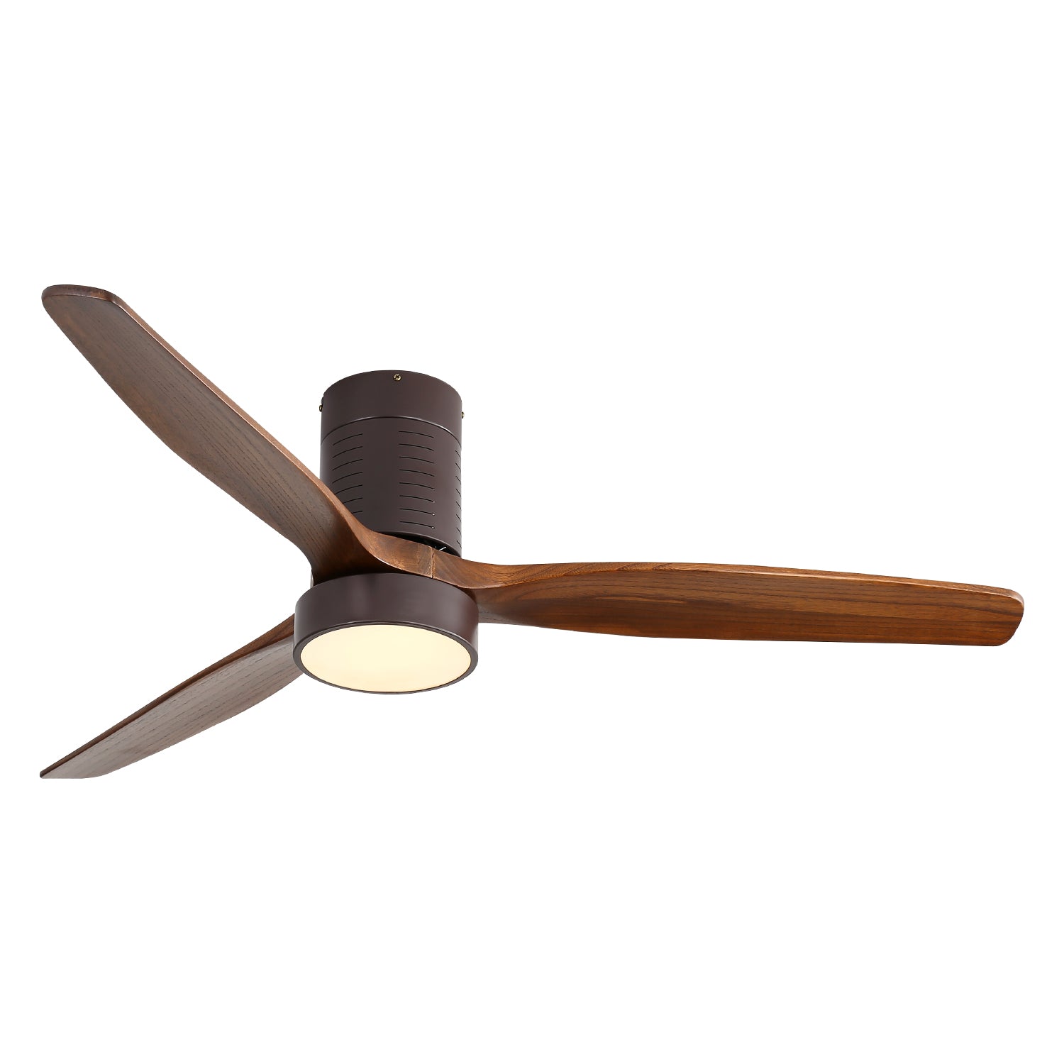 52″ Flush Mount Ceiling Fan With Light