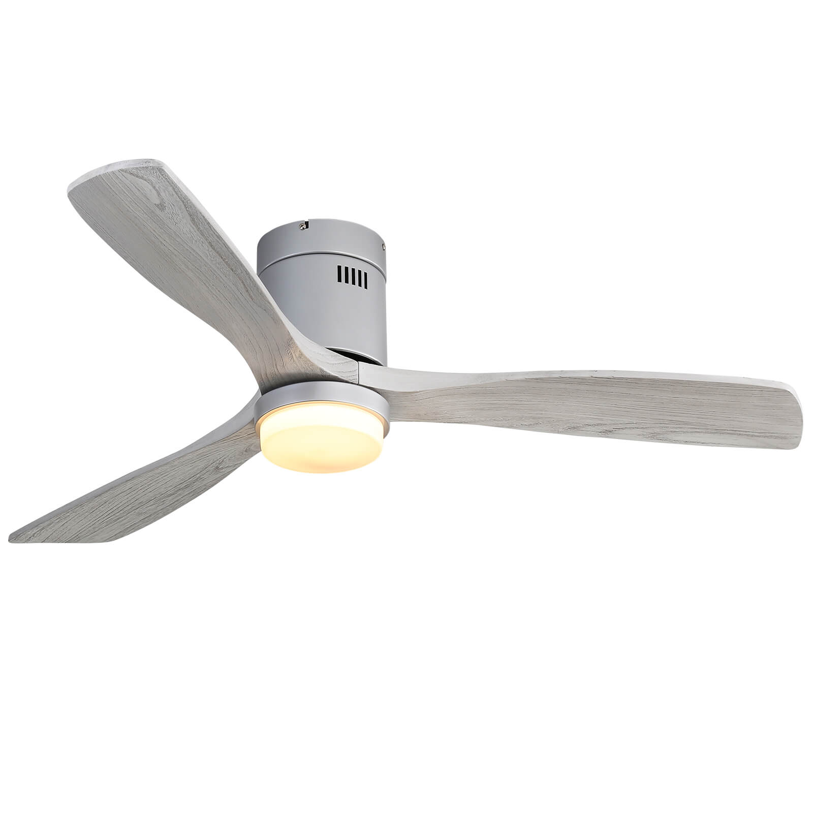 52″  Flush Mount Ceiling Fan With Light