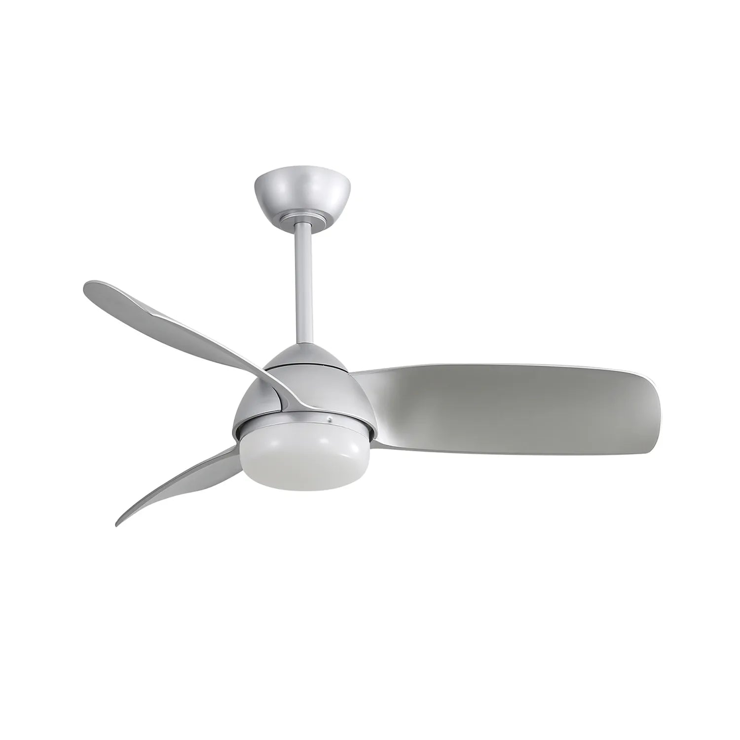 42″ Silver Ceiling Fan With Light